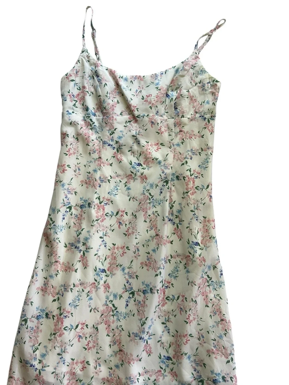 Hello Molly PICNIC TIME MAXI DRESS WHITE Size 4 Coquette Feminine Bridal Boho